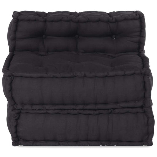 Pouf Modular Anthrazit 70x70x54 cm Stoff