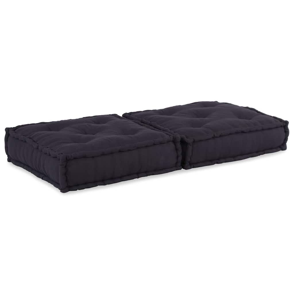 Pouf Modular Anthrazit 70x70x36 cm Stoff