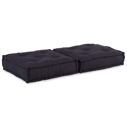 Pouf Modular Anthrazit 70x70x36 cm Stoff