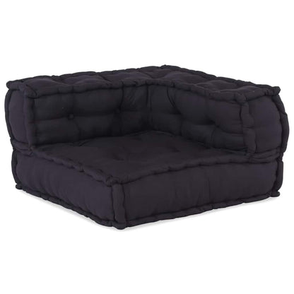 Pouf Modular Anthrazit 140x70x36 cm Stoff