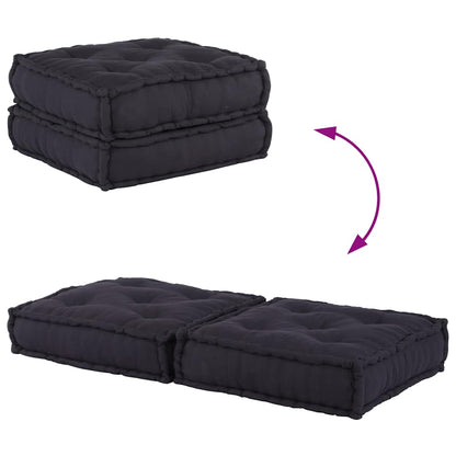 Pouf Modular Anthrazit 140x70x36 cm Stoff