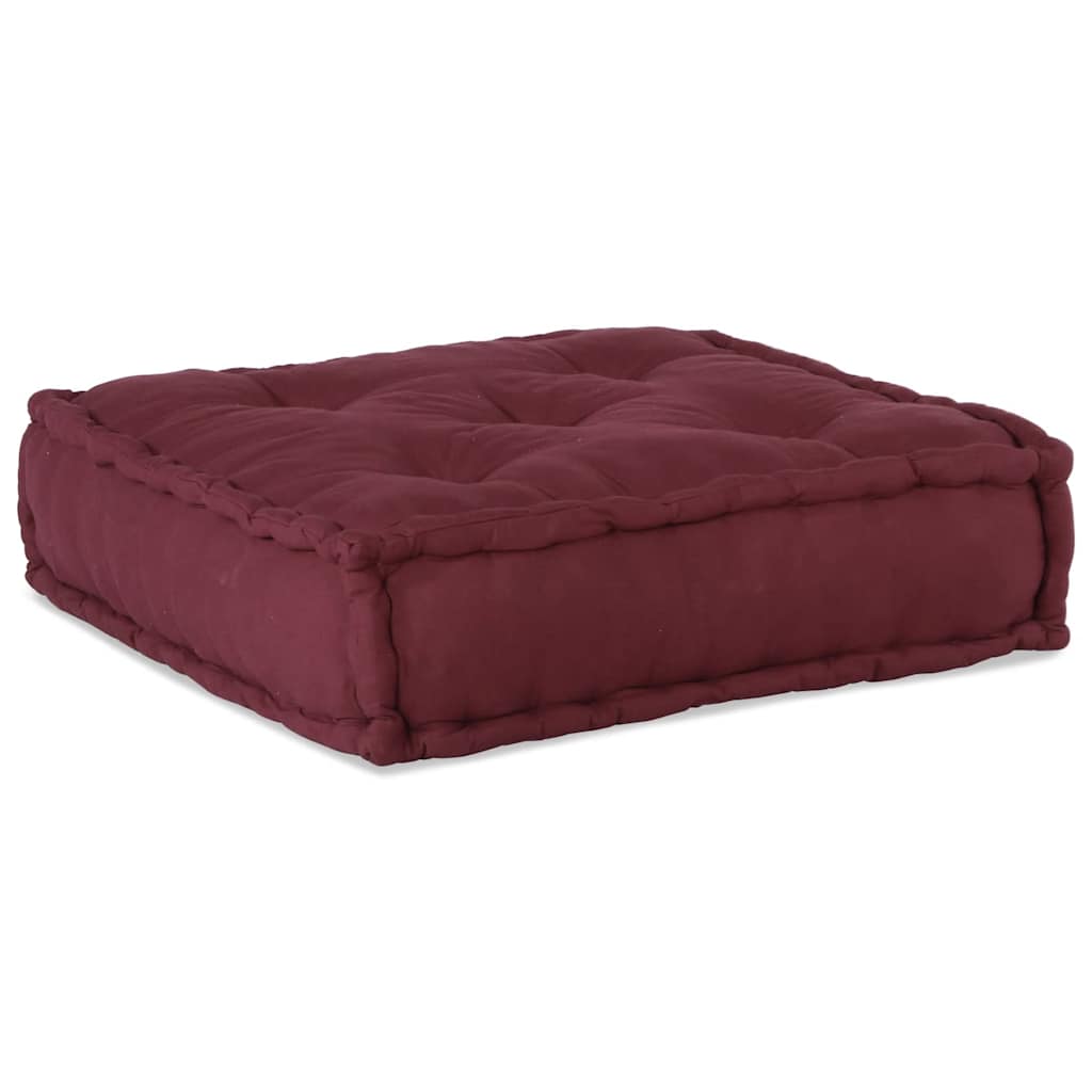 Pouf Modular Kastanienbraun 70x70x36 cm Stoff