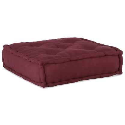 Pouf Modular Kastanienbraun 70x70x36 cm Stoff