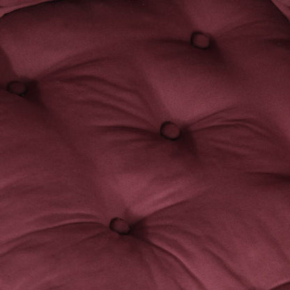 Pouf Modular Kastanienbraun 70x70x36 cm Stoff