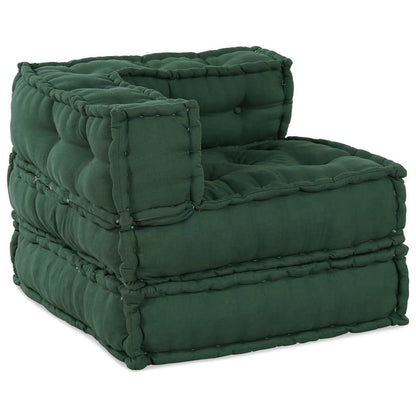 Pouf Modular Grün 70x70x54 cm Stoff
