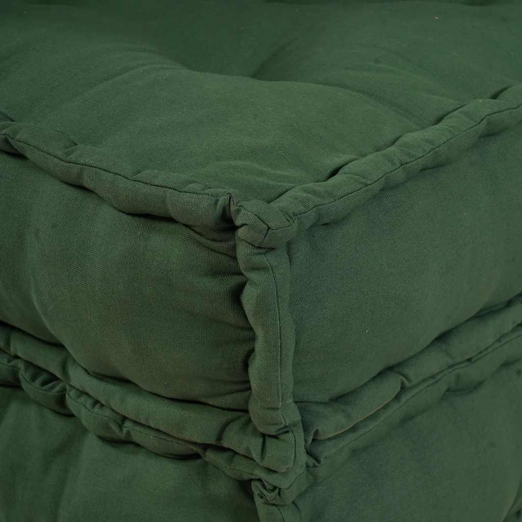 Pouf Modular Grün 70x70x54 cm Stoff