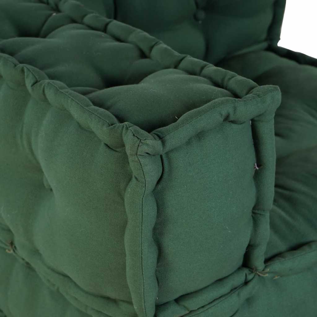 Pouf Modular Grün 70x70x54 cm Stoff