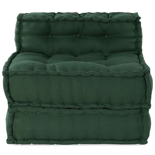 Pouf Modular Grün 70x70x54 cm Stoff