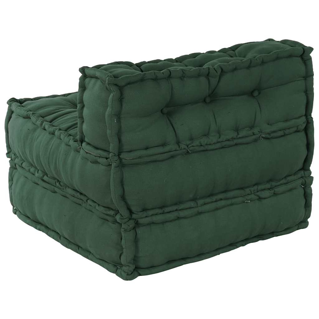 Pouf Modular Grün 70x70x54 cm Stoff