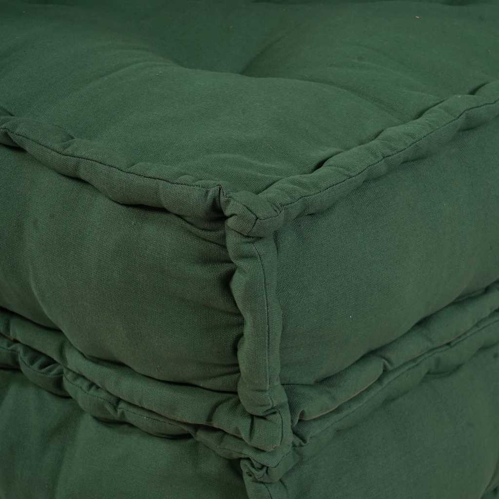 Pouf Modular Grün 70x70x54 cm Stoff