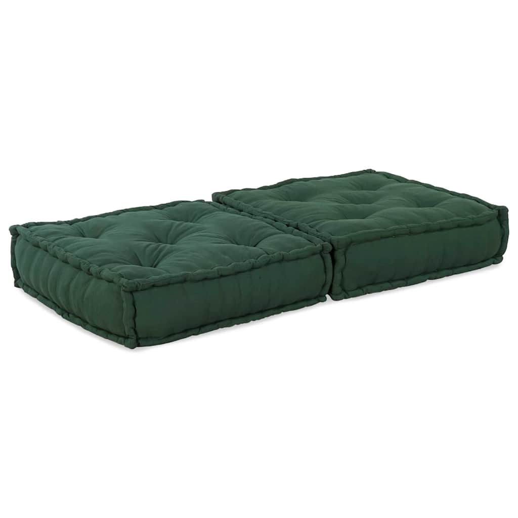 Pouf Modular Grün 70x70x36 cm Stoff