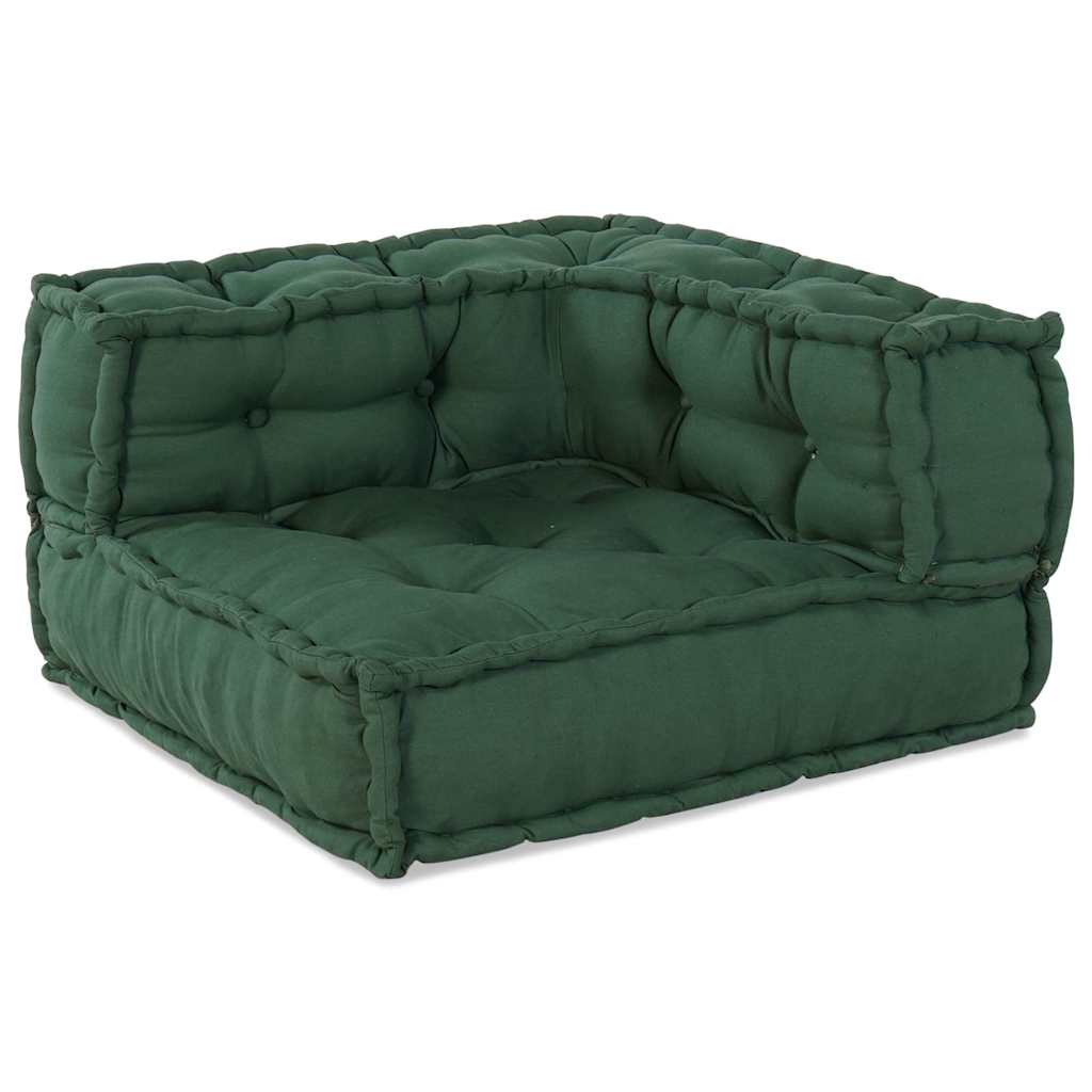 Pouf Modular Grün 140x70x36 cm Stoff