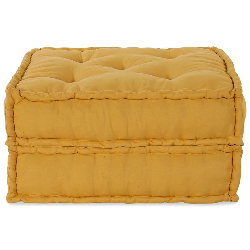 Pouf Modular Gelb 70x70x36 cm Stoff