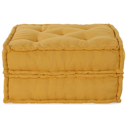 Pouf Modular Gelb 70x70x36 cm Stoff