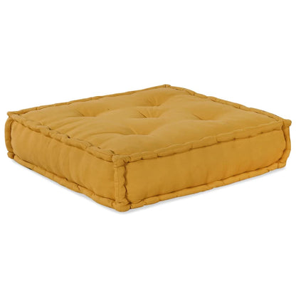 Pouf Modular Gelb 70x70x36 cm Stoff