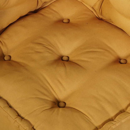 Pouf Modular Gelb 140x70x36 cm Stoff