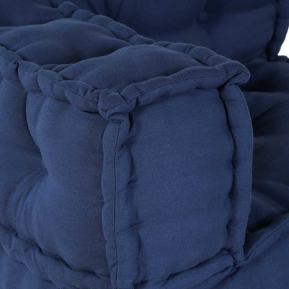 Kissen Blau 70 x 70 x 54 cm Polyester