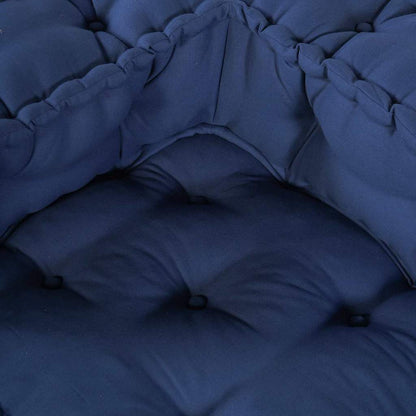 Kissen Blau 70 x 70 x 54 cm Polyester