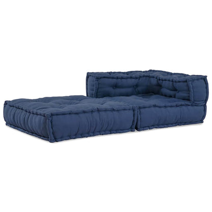 Kissen Blau 70 x 70 x 54 cm Polyester