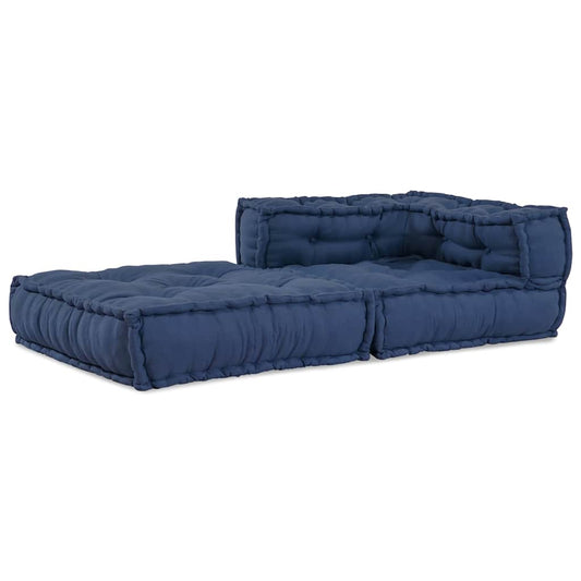 Kissen Blau 70 x 70 x 54 cm Polyester