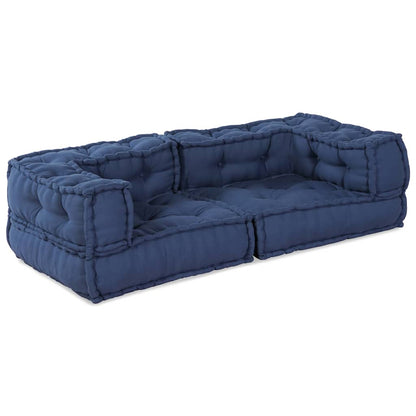 Kissen Blau 140 x 70 x 36 cm Polyester