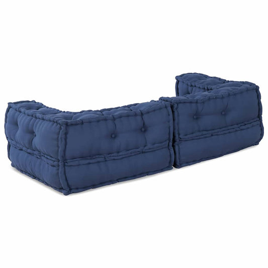 Kissen Blau 140 x 70 x 36 cm Polyester