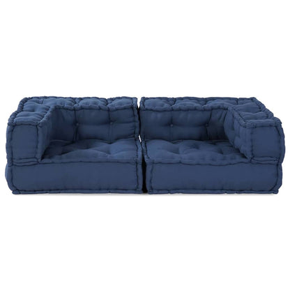 Kissen Blau 140 x 70 x 36 cm Polyester