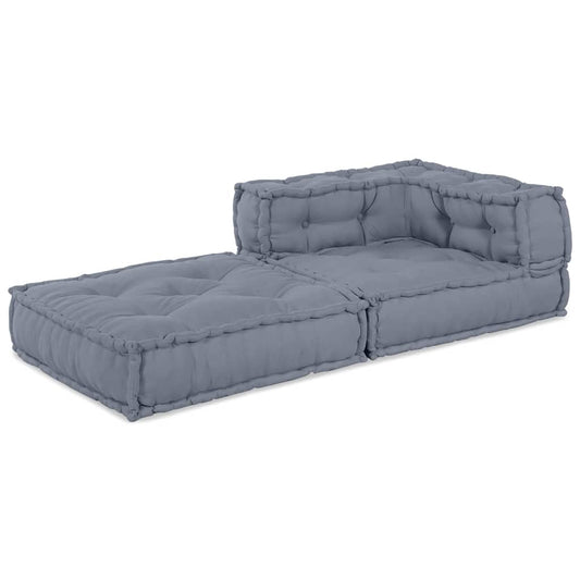 Kissen Grau 70 x 70 x 54 cm Polyester