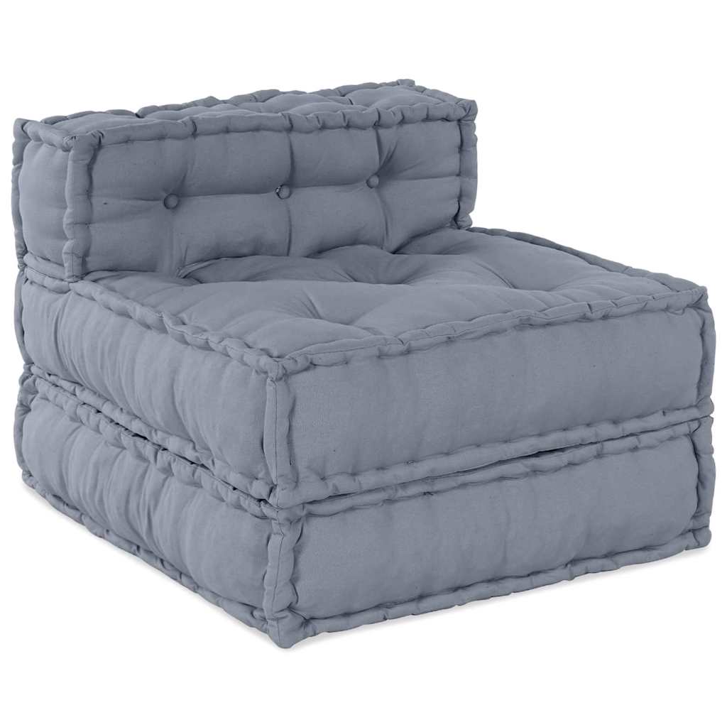 Kissen Grau 70 x 70 x 54 cm Polyester