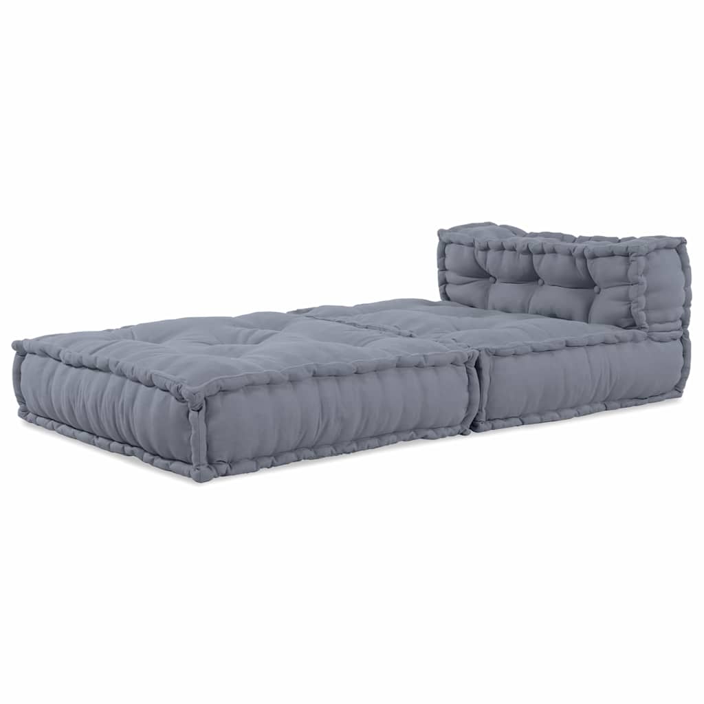 Kissen Grau 70 x 70 x 54 cm Polyester