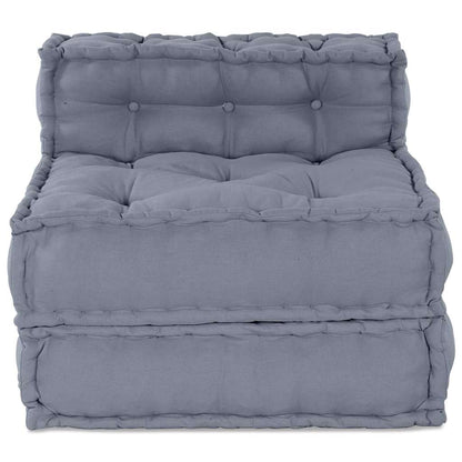 Kissen Grau 70 x 70 x 54 cm Polyester
