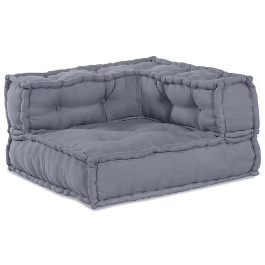 Kissen Grau 140 x 70 x 36 cm Polyester