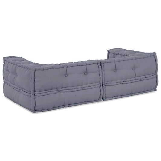 Kissen Grau 140 x 70 x 36 cm Polyester