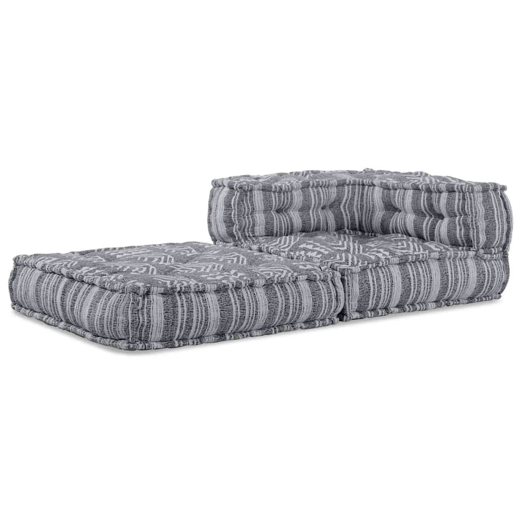 Kissen Grau 70 x 70 x 54 cm Polyester