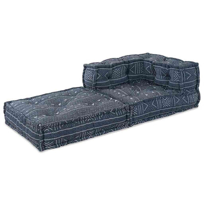 Kissen Blau 70 x 70 x 54 cm Polyester