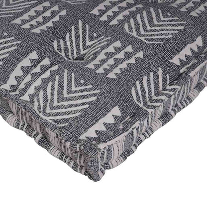 Pallet Sofa Kissen Grau-Druck Stoff