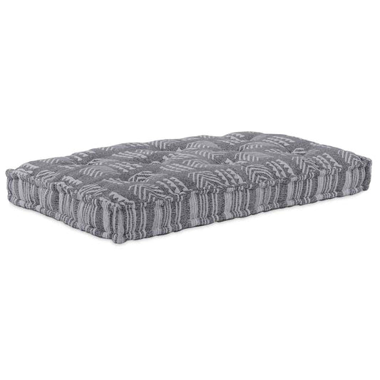 Pallet Sofa Kissen Grau-Druck Stoff