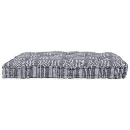 Pallet Sofa Kissen Grau-Druck Stoff