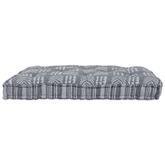Pallet Sofa Kissen Grau-Druck Stoff