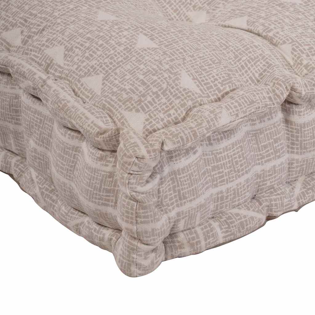 Pallet Sofa Kissen Hellbraun Stoff