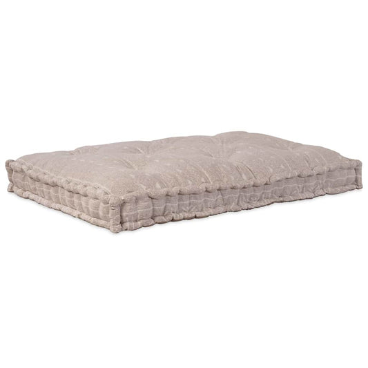 Pallet Sofa Kissen Hellbraun Stoff