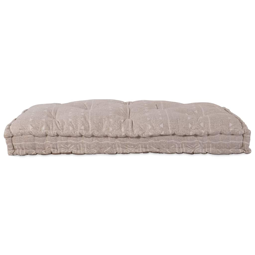 Pallet Sofa Kissen Hellbraun Stoff