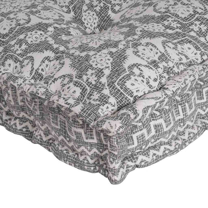 Pallet Sofa Kissen Hellgrau Stoff