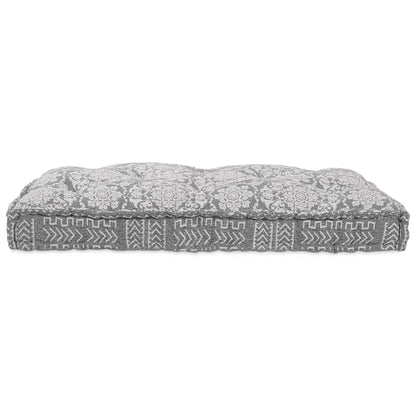 Pallet Sofa Kissen Hellgrau Stoff