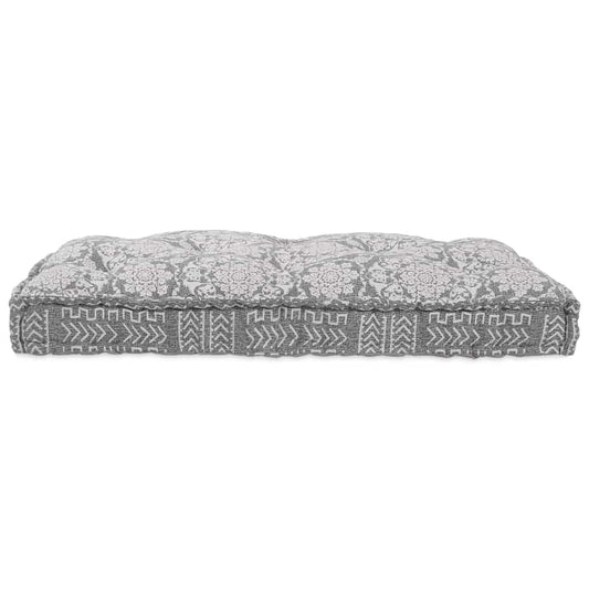 Pallet Sofa Kissen Hellgrau Stoff