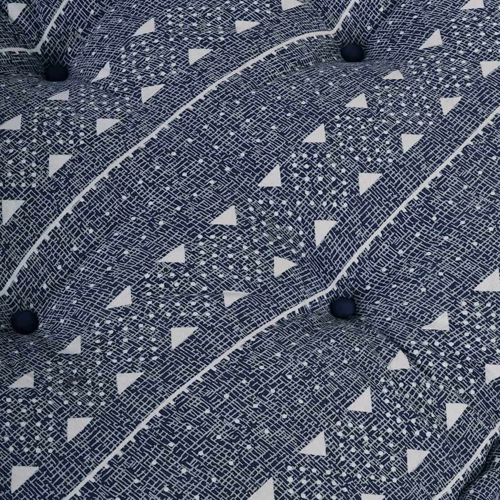 Pallet Sofa Kissen Indigo-Druck Stoff