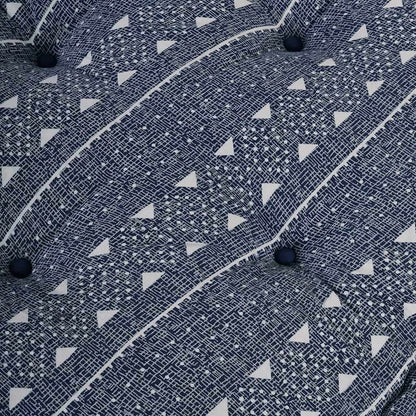 Pallet Sofa Kissen Indigo-Druck Stoff
