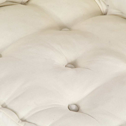 Pallet Sofa Kissen 2 pcs Creme Stoff
