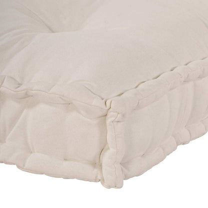 Pallet Sofa Kissen Creme Stoff
