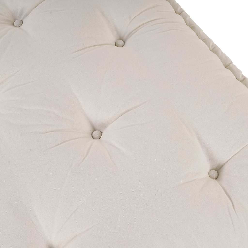 Pallet Sofa Kissen Creme Stoff